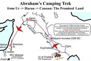 Map of Ibrahim's journey